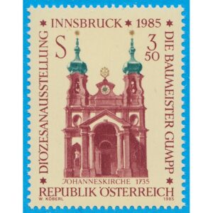 ÖSTERRIKE 1985 M1815** kyrka i Innsbruck 1 kpl