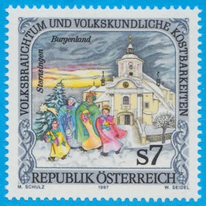 ÖSTERRIKE 1997 M2208** julsångare 1 kpl