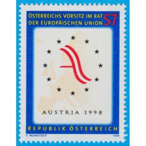 ÖSTERRIKE 1998 M2261** europeiska unionen 1 kpl
