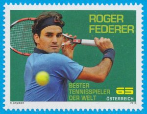 ÖSTERRIKE 2010 M2852** Roger Federer 1 kpl