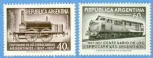 ARGENTINA 1957 M659-60** lok 2 kpl