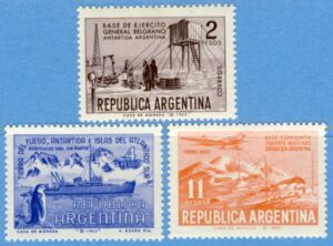 ARGENTINA 1965 M856-8** antarktis 3 kpl