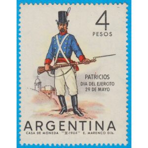 ARGENTINA 1964 M841** soldat i uniform 1 kpl
