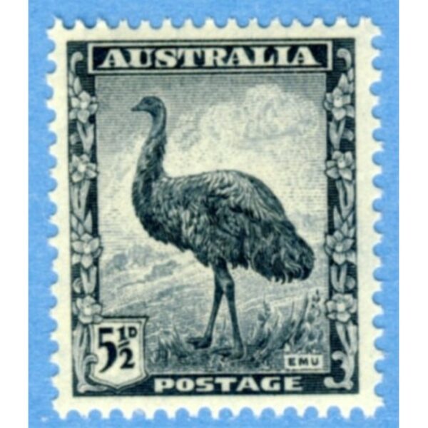 AUSTRALIEN 1942 M168** emu ur blandad serie