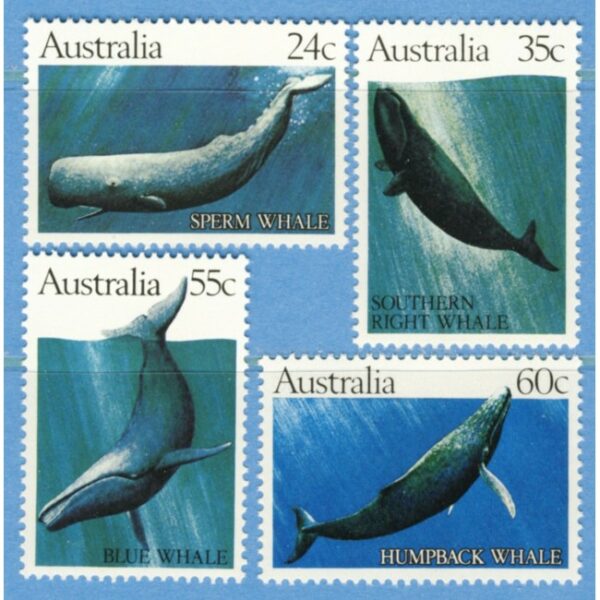 AUSTRALIEN 1982 M777-80** valar 4 kpl