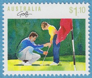 AUSTRALIEN 1989 M1145** golf, enda i serien