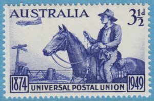 AUSTRALIEN 1949 M198**  UPU 1 kpl