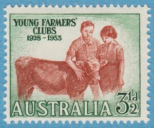 AUSTRALIEN 1953 M237** kalv barn 1 kpl