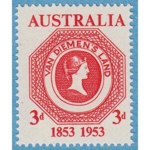 AUSTRALIEN 1953 M241** frimärksjubileum 1 kpl