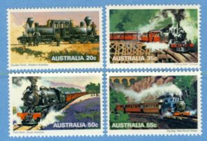 AUSTRALIEN 1979 M680-3** ånglok 4 kpl