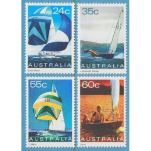 AUSTRALIEN 1981 M772-5** segelsport 4 kpl