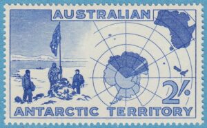 AUSTRALIAN ANTARCTIC TERRITORY 1957 M1** 1 kpl