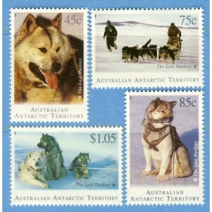 AUSTRALIAN ANTARCTIC TERRITORY 1994 M98-01** hundar 4 kpl