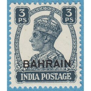 BAHRAIN 1943 M36** övertryck på Indien