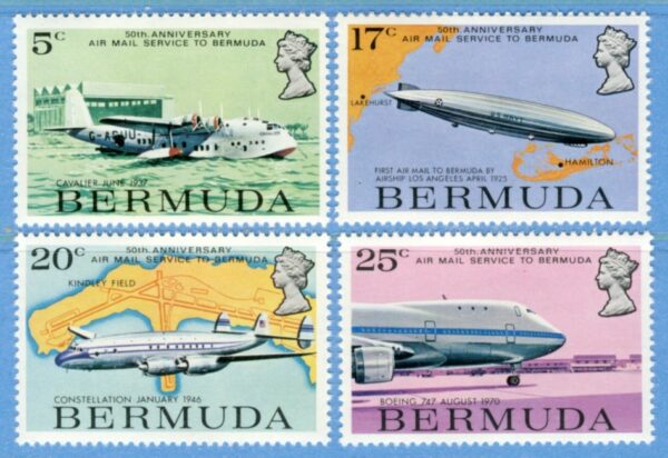BERMUDA 1975 M307-10** flyg 4 kpl