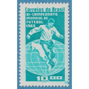 BRASILIEN 1963 M1027** fotboll 1 kpl