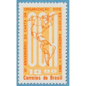 BRASILIEN 1963 M1036** OEA karta 1 kpl