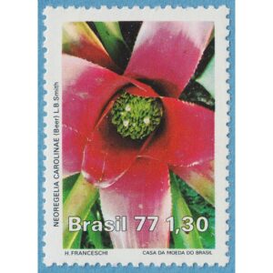 BRASILIEN 1977 M1619** blomma 1 kpl