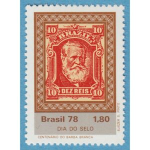 BRASILIEN 1978 M1660** frimärkets dag 1 kpl