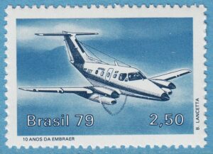 BRASILIEN 1979 M1720** flygplan 1 kpl