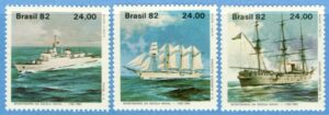 BRASILIEN 1982 M1944-6** båtar 3 kpl