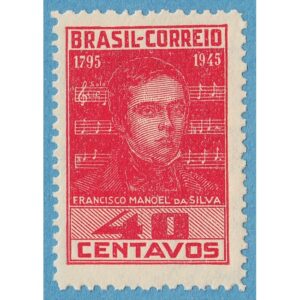 BRASILIEN 1945 M676X** Manoel da Silva – kompositör 1 kpl