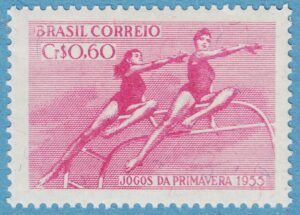 BRASILIEN 1955 M884** gymnastik 1 kpl