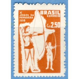 BRASILIEN 1958 M945** bågskytte 1 kpl