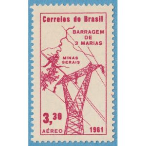 BRASILIEN 1961 M0996** kraftledning 1 kpl