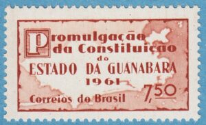 BRASILIEN 1961 M0999* Guanabara karta 1 kpl