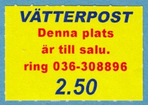 Lokalpost JÖNKÖPING Vätterpost Nr 1 1997