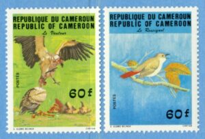 KAMERUN 1984 M1059-60** fåglar 2 kpl