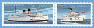 CANADA 1987 M1052-3** båtar 2 kpl