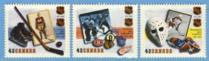 CANADA 1992 M1325-7** ishockey 3 kpl