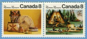 CANADA 1973 M519-20** Algonkinindianer 2 kpl