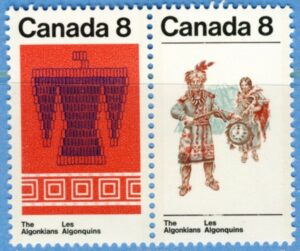 CANADA 1973 M545-6** Algonkinindianer 2 kpl