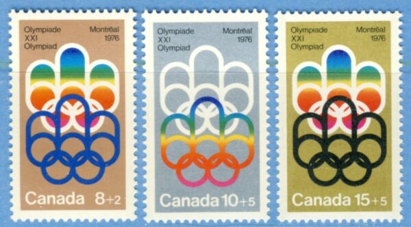 CANADA 1974 M556-8**  sommar OS 3 kpl