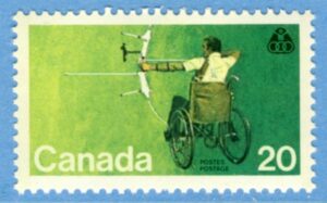 CANADA 1976 M633** bågskytte parasport 1 kpl