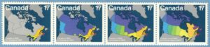 CANADA 1981 M801-4** kartor 4 kpl