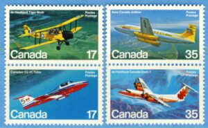 CANADA 1981 M814-7** flyg 4 kpl