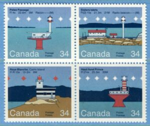 CANADA 1985 M972-5** fyrar 4 kpl