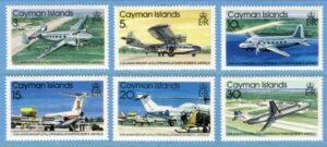 CAYMAN ISLANDS 1979 M418-23** flyg 6 kpl