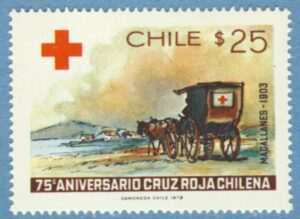 CHILE 1979 M907**  Rödakorsambulans 1903 1 kpl
