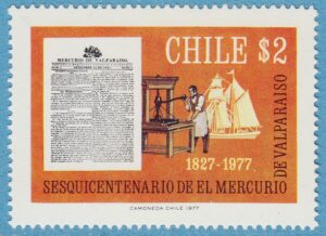 CHILE 1977 M875** tidning 1 kpl