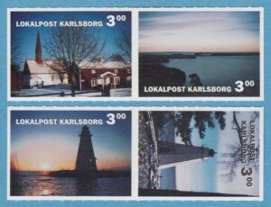Lokalpost KARLSBORG Nr 015-8 1999 med Vanäs fyr
