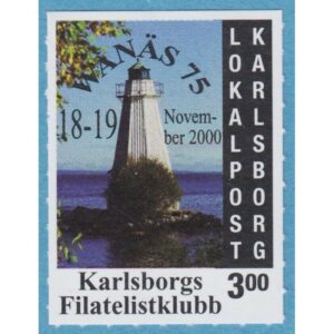 Lokalpost KARLSBORG Nr 019 2000 Vanäs fyr