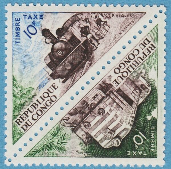 KONGO (ex F) Lösen 1961 M9-10** järnväg - enda i serien