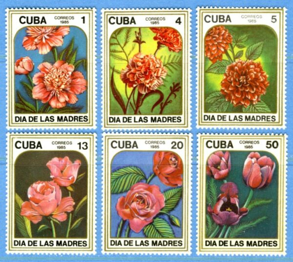 CUBA 1985 M2943-8** kamelior 6 kpl