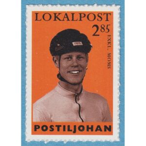 Lokalpost KARLSTAD Postiljohan Nr 4 1997 Johan med cykelhjälm