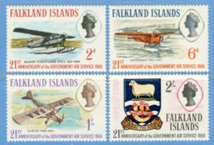 FALKLANDSÖARNA 1969 M175-8** flyg 4 kpl